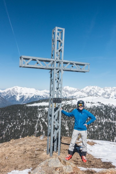 The summit of Zwölferköpfl (Skitouring Kuehtai March 2019)