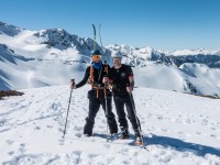 At the summit of Zwölferköpfl (Skitouring Kuehtai March 2019)