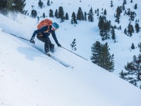 Craig cutting up the snow (Skitouring Kuehtai March 2019)