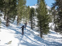 Heading off for a late afternoon tour (Skitouring Kuehtai March 2019)