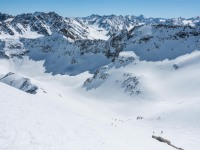 It was fairly busy on the tour (Skitouring Kuehtai March 2019)