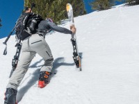 Johannes and his skis (Skitouring Kuehtai March 2019)