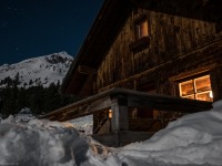 The hut by night (Skitouring Kuehtai March 2019)