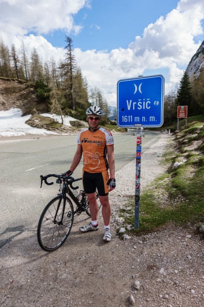 Cris at the Vrsic Pass (Slovenia 2019)
