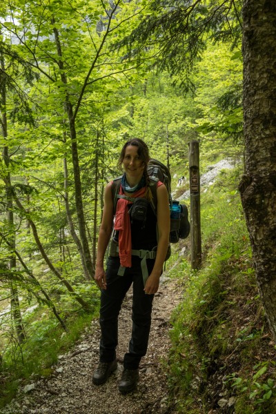 Leonie walking (Slovenia 2019)