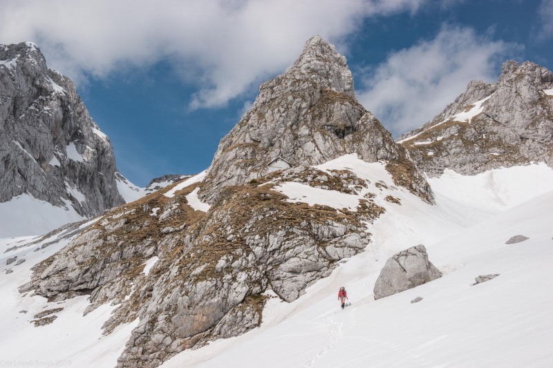 Leonie walking down (Slovenia 2019)