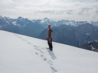 Cris in snow (Slovenia 2019)