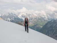 Leonie in the snow (Slovenia 2019)