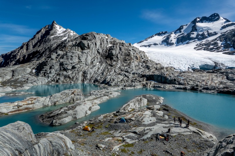 Camp at the terminal lakes (Doof trip South Dec 2023)