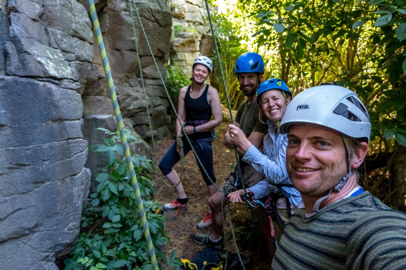 Climbing at Spur Road (Doof trip South Dec 2023)