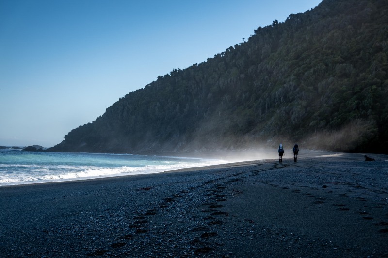 Setting off along the coastline (Doof trip South Dec 2023)