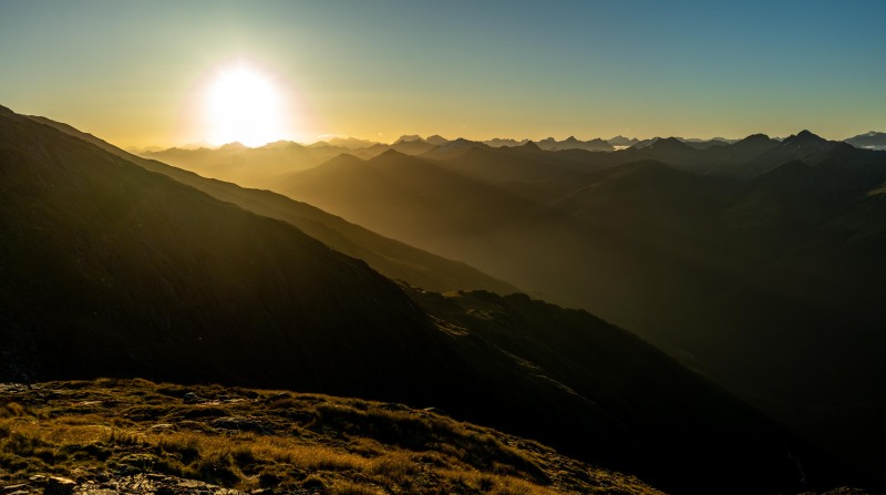 Sunset near Mt Brewster Glacier (Doof trip South Dec 2023)