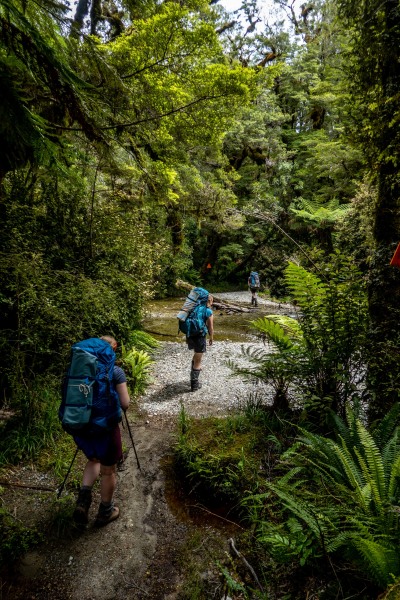 Tramping to Stafford Hut (Doof trip South Dec 2023)