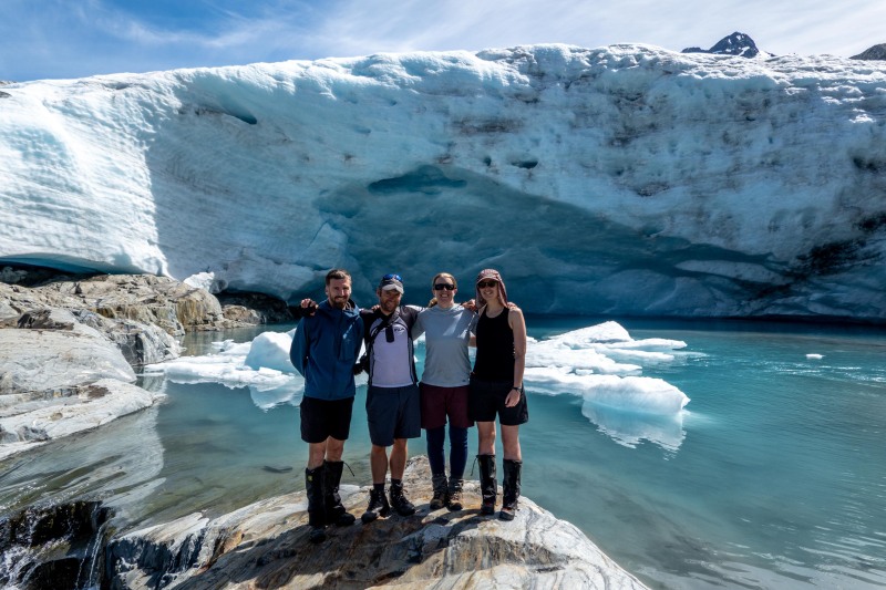 Us and the Brewster Glacier (Doof trip South Dec 2023)