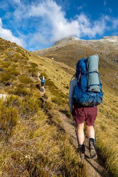 Walking to Brewster Hut (Doof trip South Dec 2023)