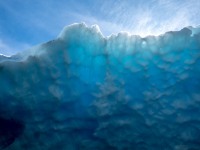 Blue light through the Brewster Glacier (Doof trip South Dec 2023)