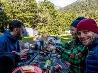 Breakfast at camp (Doof trip South Dec 2023)