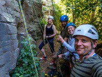 Climbing at Spur Road (Doof trip South Dec 2023)