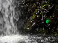 Julia abseiling Mt Nimrod Canyon (Doof trip South Dec 2023)