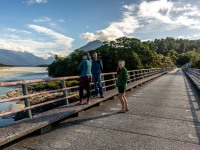 On the bridge across the Arawhata (Doof trip South Dec 2023)