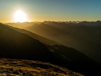 Sunset near Mt Brewster Glacier (Doof trip South Dec 2023)