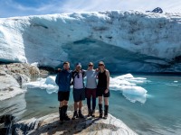 Us and the Brewster Glacier (Doof trip South Dec 2023)
