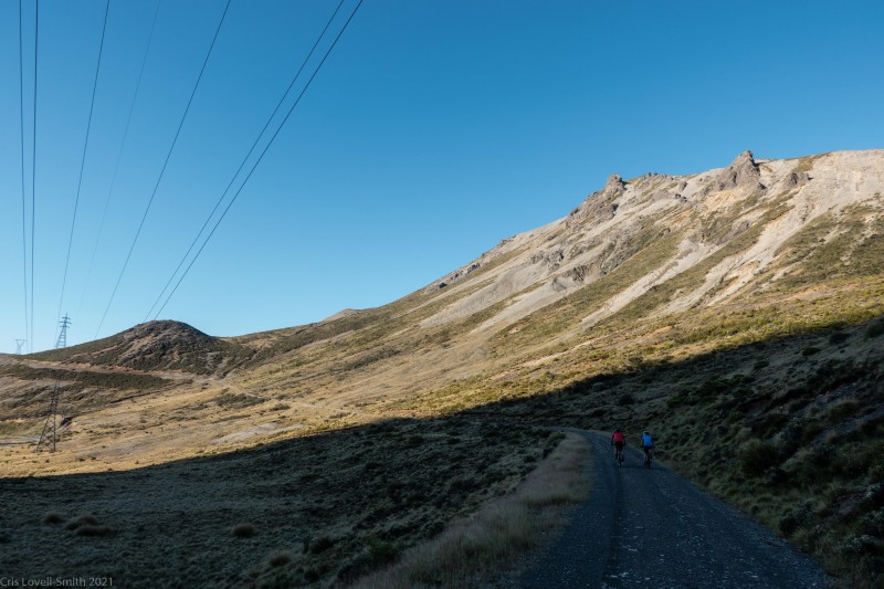 Ascending into sunshine (Cycling St James)