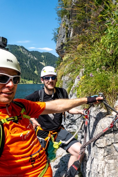 Cris and Johannes at Gosausee (Summer Holidays August 2022)