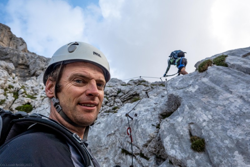 Cris on the secured section (Summer Holidays August 2022)