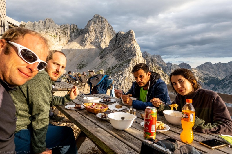 Dinner at the hut (Summer Holidays August 2022)