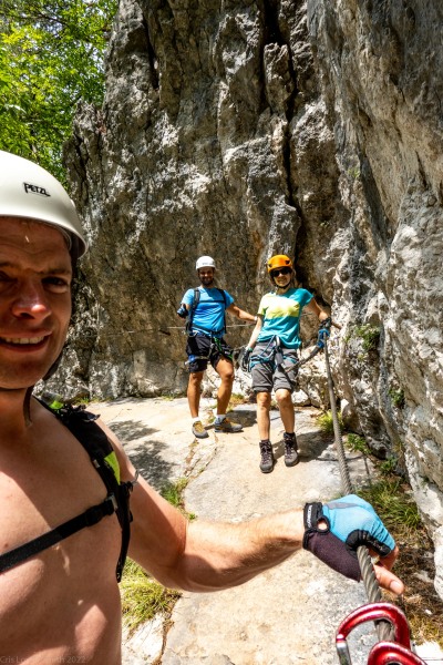 Klettersteig in Kanzianiberg (Summer Holidays August 2022)