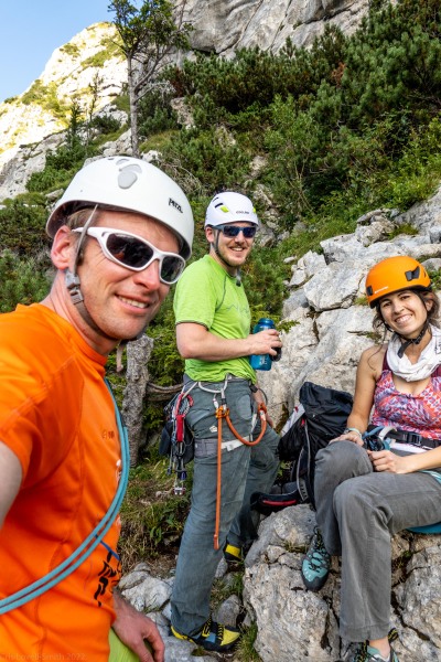 Us at the top of the climb again (Summer Holidays August 2022)