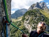 Cris belaying (Summer Holidays August 2022)