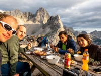 Dinner at the hut (Summer Holidays August 2022)