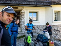 Getting ready to leave the hut (Summer Holidays August 2022)