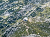 Looking down towards the hut (Summer Holidays August 2022)