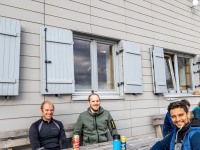 Outside the hut (Summer Holidays August 2022)