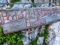 The klettersteig start (Summer Holidays August 2022)