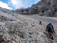 Walking to the saddle (Summer Holidays August 2022)