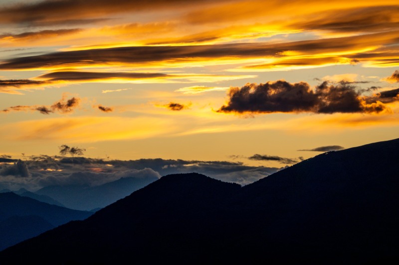 Nice sunset (Summer Holidays in Ticino Aug 2025)