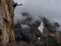 Cris on the ferrata (Summer road trip August 2024)