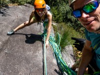Us climbing (Summer road trip August 2024)