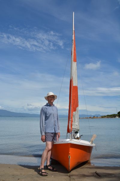 A stern man and his boat (Takaka 2013)