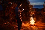 Andy by the fire (Takaka 2013)