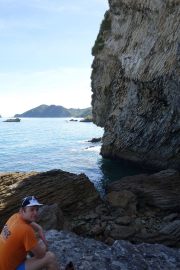 Cris and Brendan go looking for rock to climb (Takaka 2013)