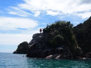 Cris and his rock (Takaka 2013)