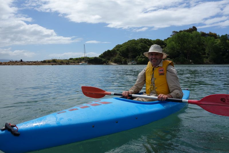 Dad kayaking (Takaka 2013)