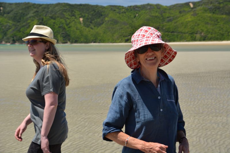 Holly and Mum in Wainui Inlet (Takaka 2013)