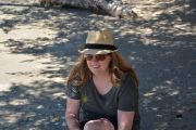 Holly on the beach (Takaka 2013)