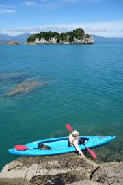 Holly waits to collect Cris (Takaka 2013)